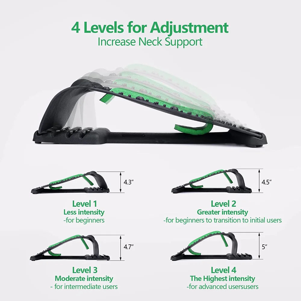 New 4 Level Back Stretcher Massage